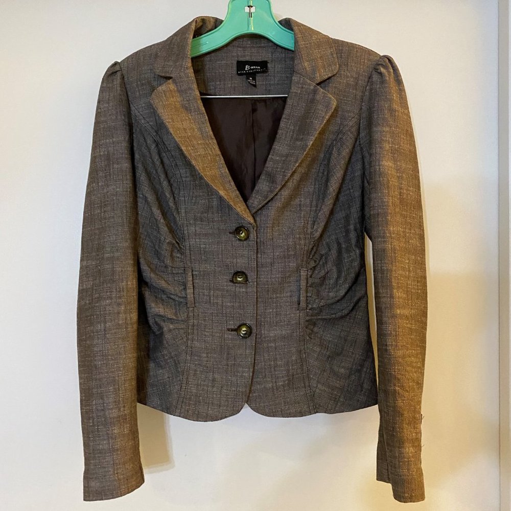 Bwear tweed blazer jacket